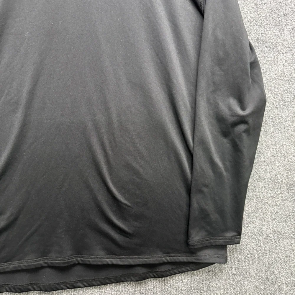 Spyder Active 1/4 Zip Pullover Mens L‎ Black Long Sleeve ProWEB Athletic Fleece